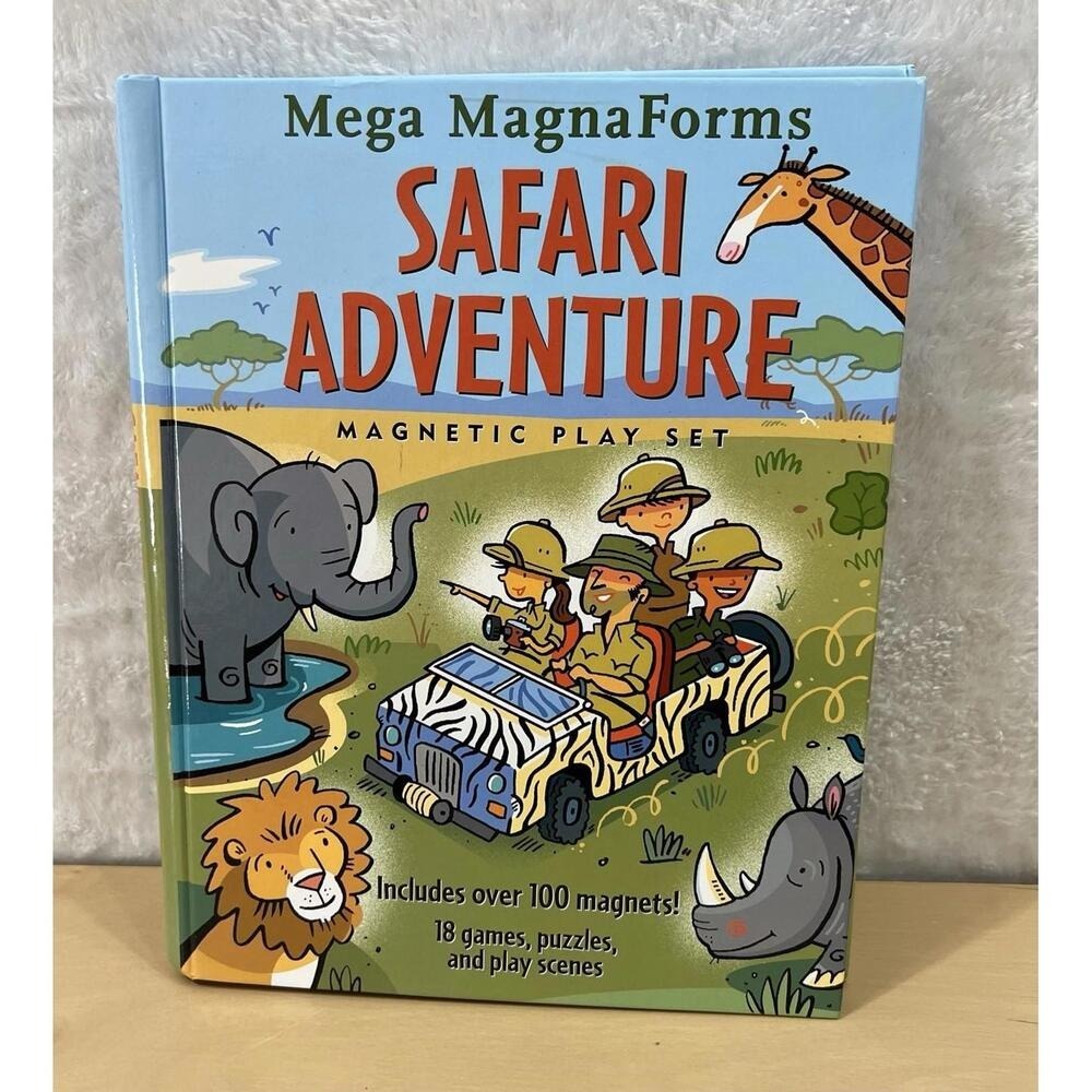 Mega MagnaForms Safari Adventure Magnetic Play Set 2008 w/ 100+ Magnets